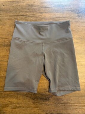 Old Navy Brown High-Rise Bike Shorts